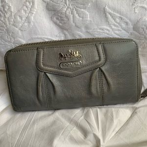 Gray coach wallet